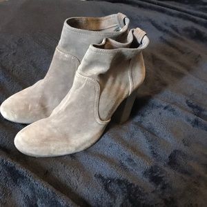 Tory Burch grey booties